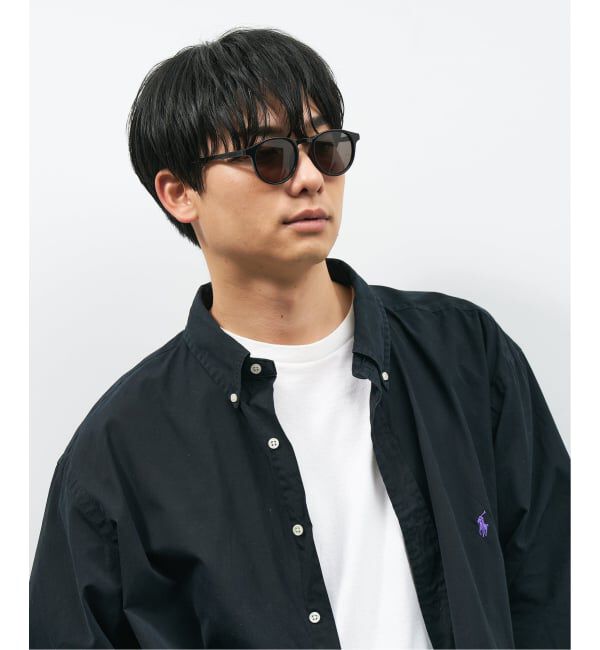  「【WEB限定】ボストン型 サングラス | カラーレンズ 軽量 トレンド 紫外線対策 UVカット ユニセックス」|サングラス|