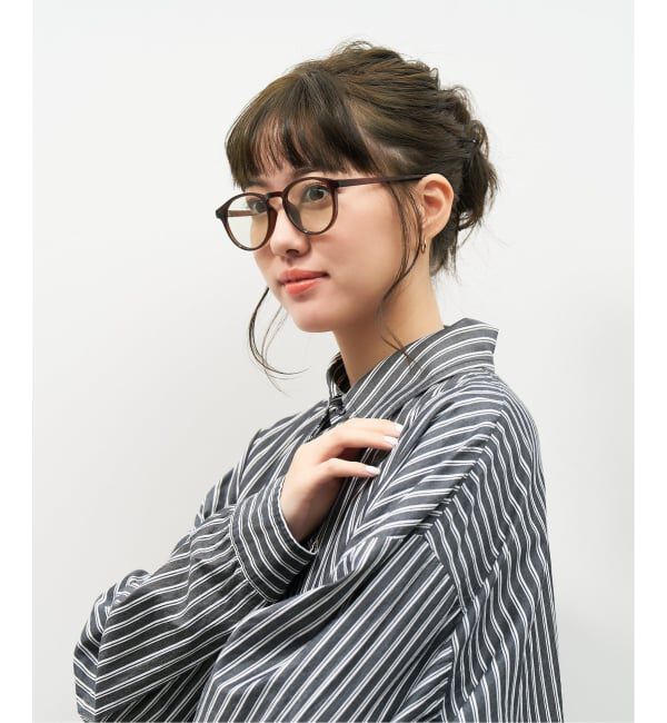  「【WEB限定】ボストン型 サングラス | カラーレンズ 軽量 トレンド 紫外線対策 UVカット ユニセックス」|サングラス|