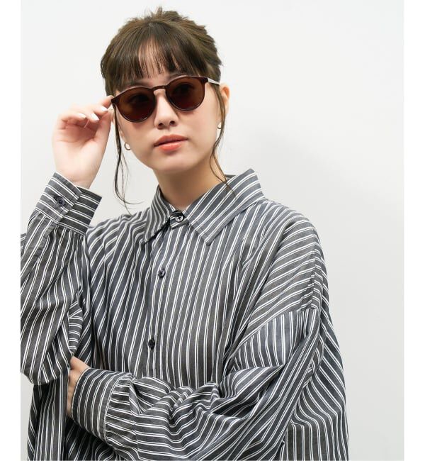  「【WEB限定】ボストン型 サングラス | カラーレンズ 軽量 トレンド 紫外線対策 UVカット ユニセックス」|サングラス|