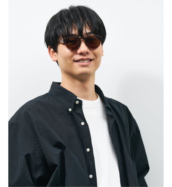  「【WEB限定】ボストン型 サングラス | カラーレンズ 軽量 トレンド 紫外線対策 UVカット ユニセックス」|サングラス|