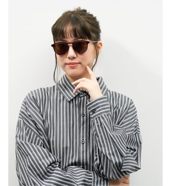  「【WEB限定】ボストン型 サングラス | カラーレンズ 軽量 トレンド 紫外線対策 UVカット ユニセックス」|サングラス|