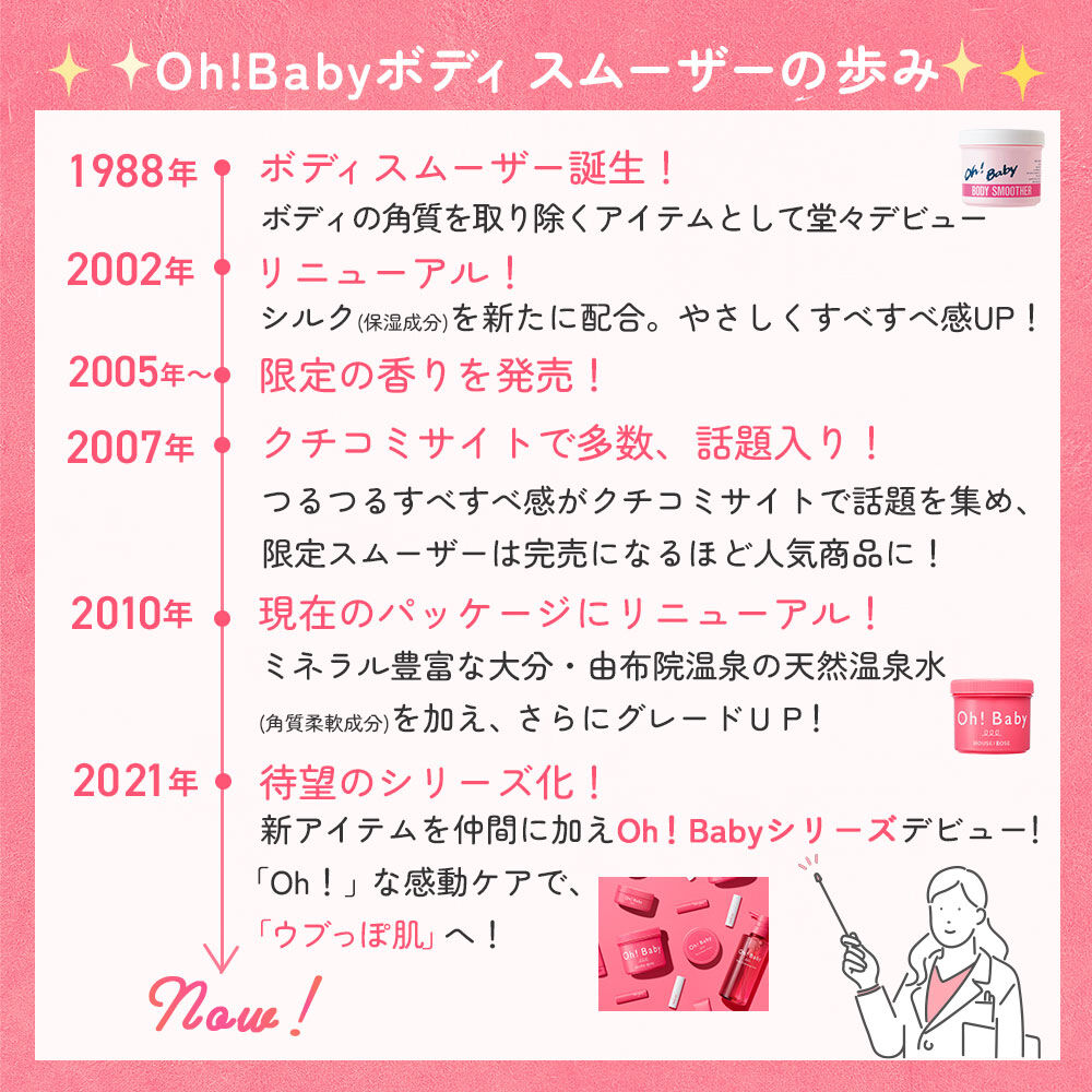 Oh！Baby（オー！ベイビー）「ボディ スムーザー N 570ｇ」|マッサージ・ボディスクラブ|