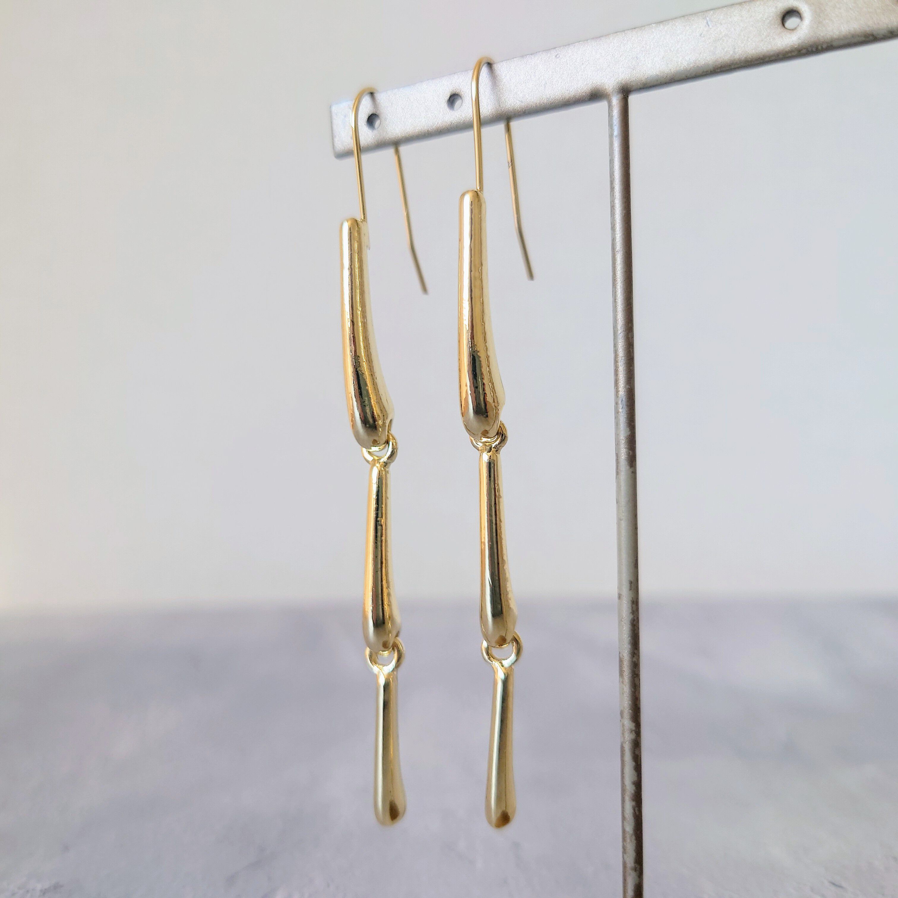  「トリプルドロップピアス」|ピアス|