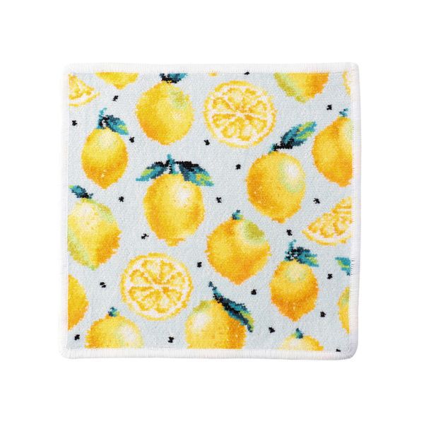 LOVERARY BY FEILER「レモンドット　ハンカチ」|ハンカチ|ペールブルー