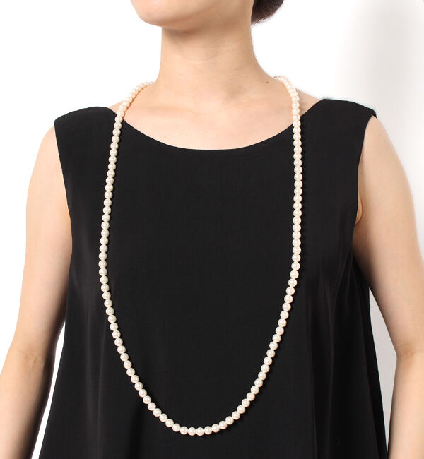 Phoebe「ブルーミングロングパールネックレス　セレモニー/入学式/卒業式/式典/連パール」|ネックレス|