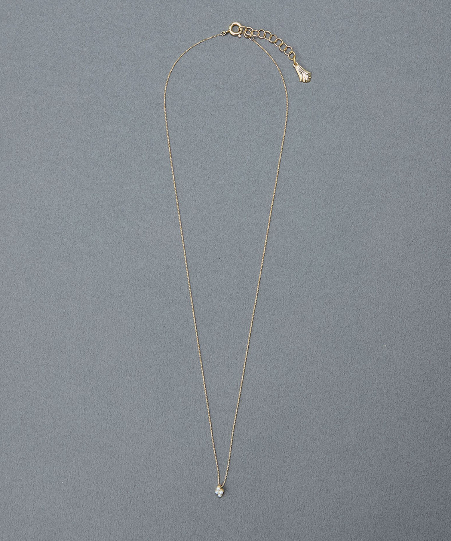 Phoebe「【金属アレルギー対応】ミニパールクラスターネックレス　小粒パール」|ネックレス|