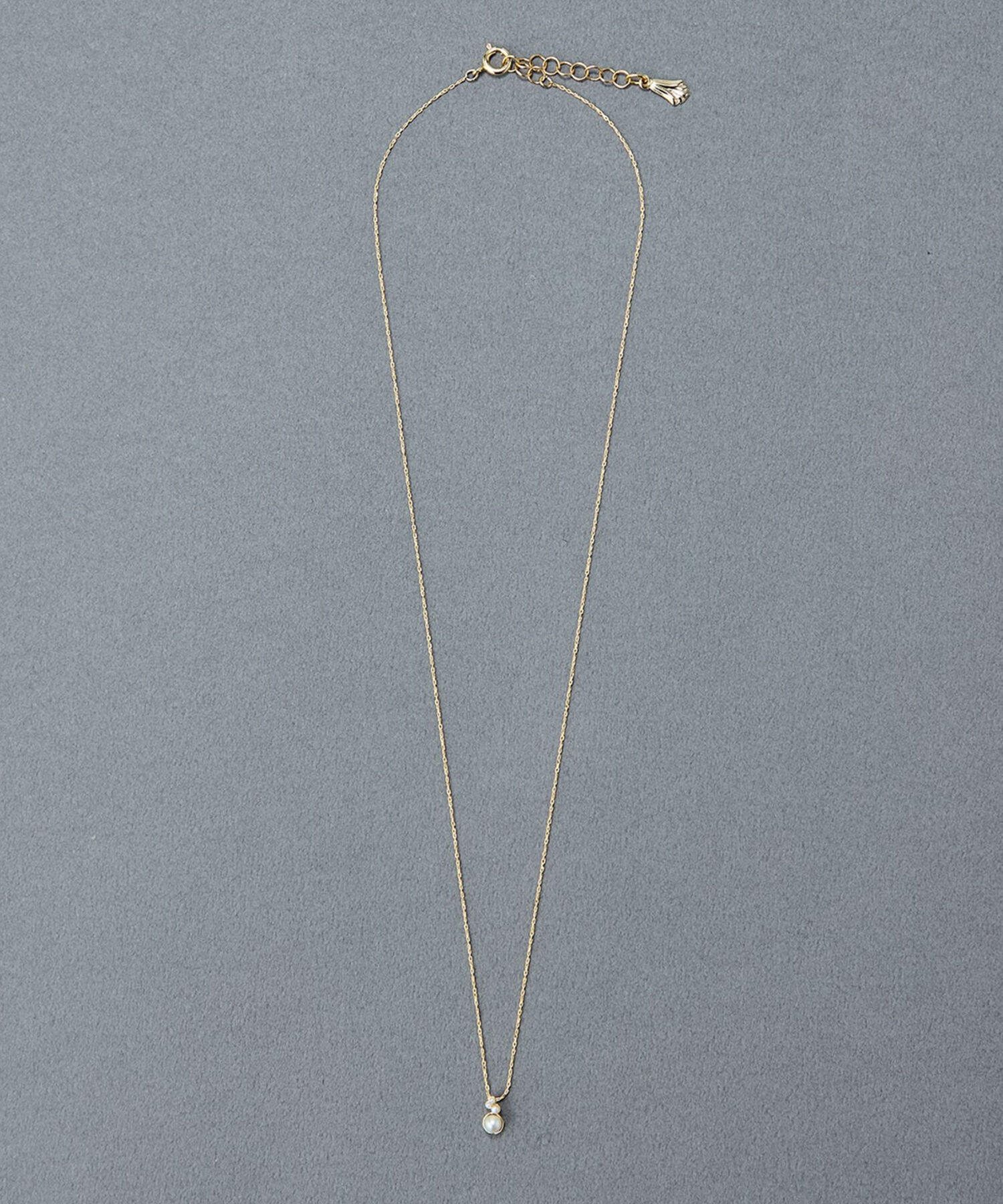 Phoebe「【金属アレルギー対応】パールブルームネックレス　小粒パール」|ネックレス|