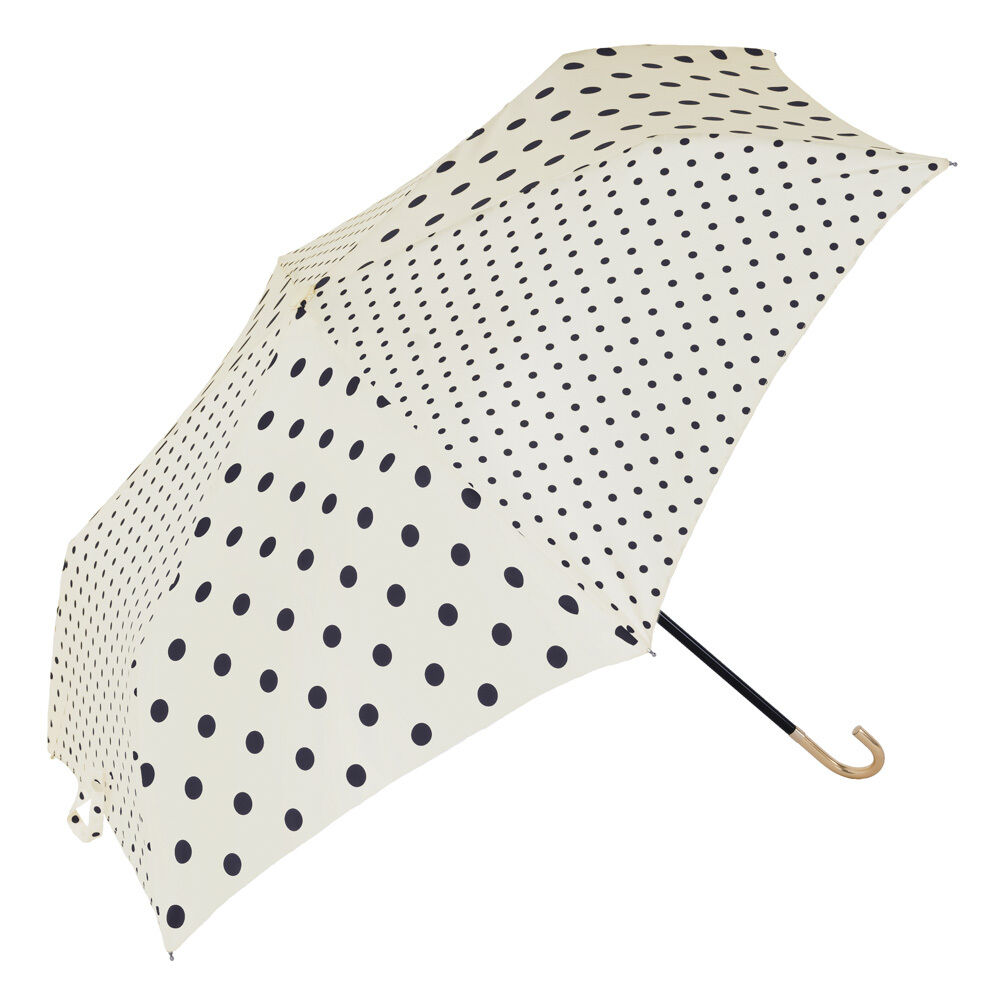 BACKYARD FAMILY「because ビコーズ 折りたたみ傘 レディース 50cm 通販 晴雨兼用傘 折り畳み傘 雨傘」|傘|ホワイト2