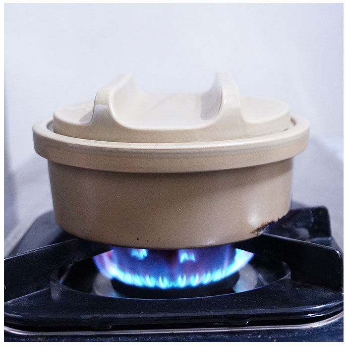 BACKYARD FAMILY「ハイム hime 土鍋 通販 一人用 クッカー ソロキャンプ 鍋 なべ 調理器具 ソロ 直火 陶器」|食器・キッチングッズ|