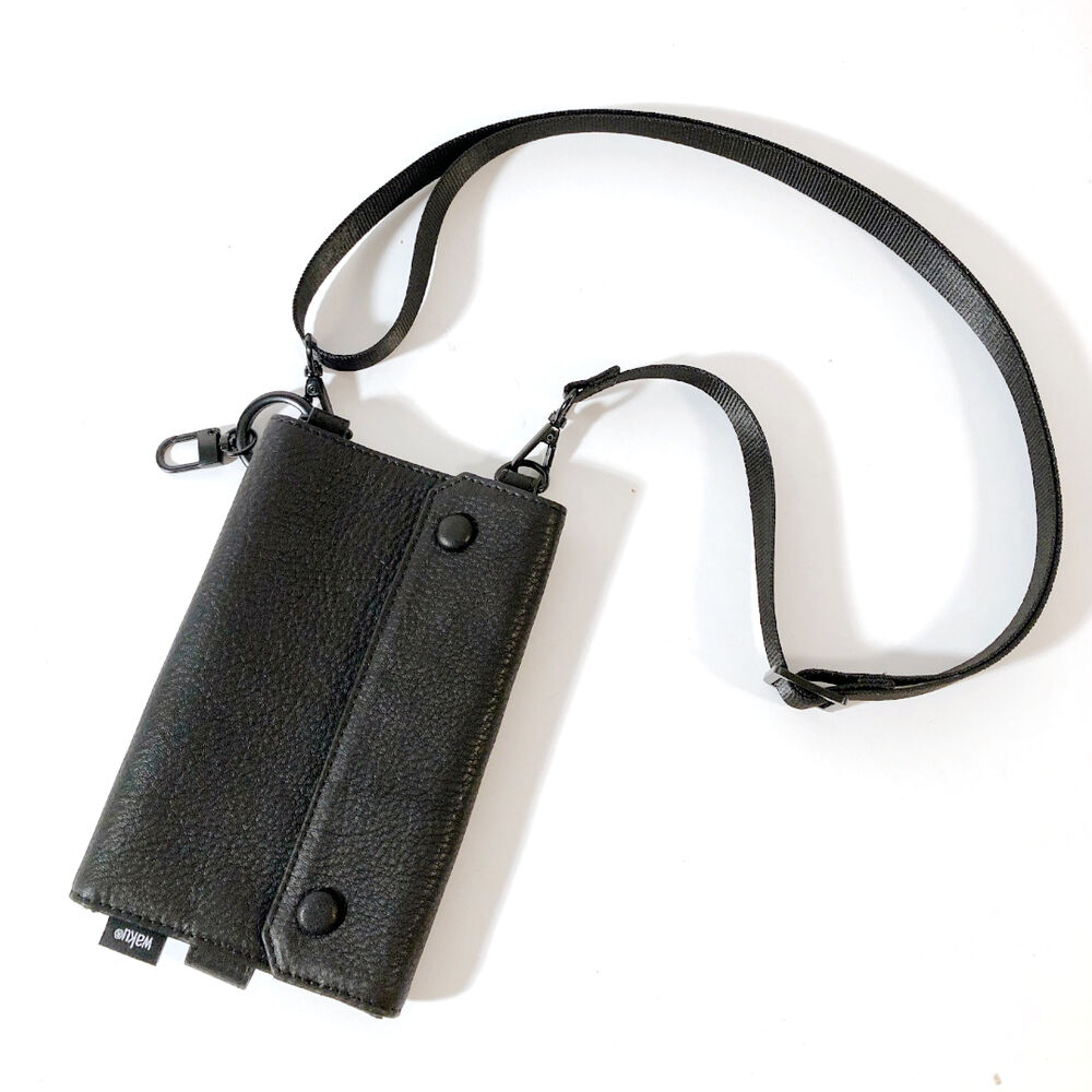 BACKYARD FAMILY「waku ワク ショルダーバッグ ウォレット WK-0071 通販 ウォレットショルダー」|ショルダー・メッセンジャー|ブラック1