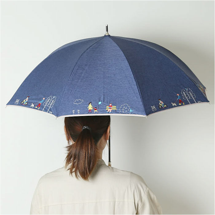 BACKYARD FAMILY「because ビコーズ 晴雨兼用 長傘 通販 雨傘 日傘 晴雨兼用傘 傘 かさ カサ 婦人傘」|傘|