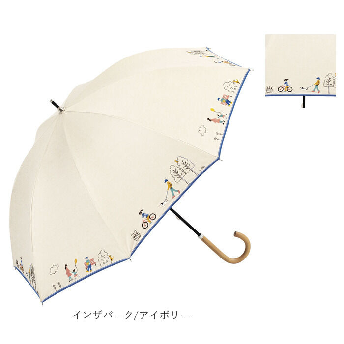 BACKYARD FAMILY「because ビコーズ 晴雨兼用 長傘 通販 雨傘 日傘 晴雨兼用傘 傘 かさ カサ 婦人傘」|傘|