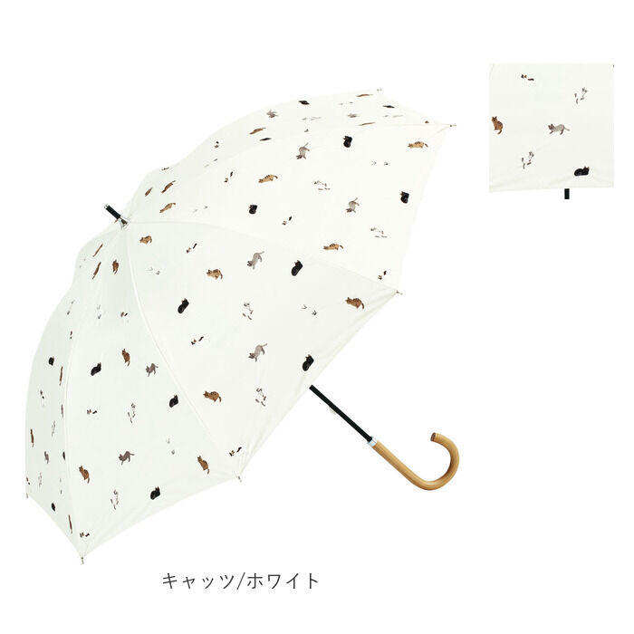 BACKYARD FAMILY「because ビコーズ 晴雨兼用 長傘 通販 雨傘 日傘 晴雨兼用傘 傘 かさ カサ 婦人傘」|傘|