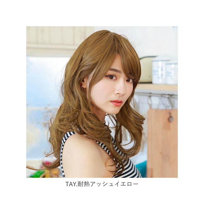 BACKYARD FAMILY「プリシラ ウィッグ フルウィッグ 通販 ロング 自然 セミロング ミディアム 黒髪 カール かつら」|ヘアスタイリング|