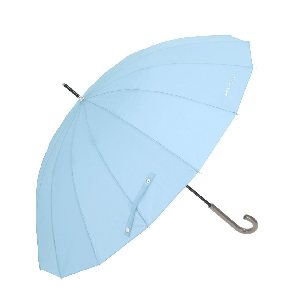 BACKYARD FAMILY「傘 16本骨 グラスファイバー 通販 雨傘 長傘 レディース メンズ 55cm 55センチ 55」|傘|ブルー1