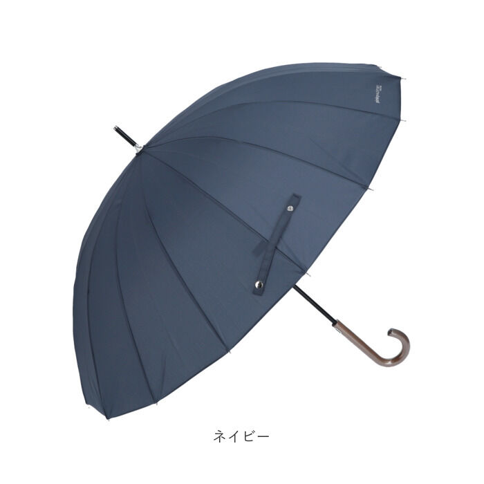 BACKYARD FAMILY「傘 16本骨 グラスファイバー 通販 雨傘 長傘 レディース メンズ 55cm 55センチ 55」|傘|