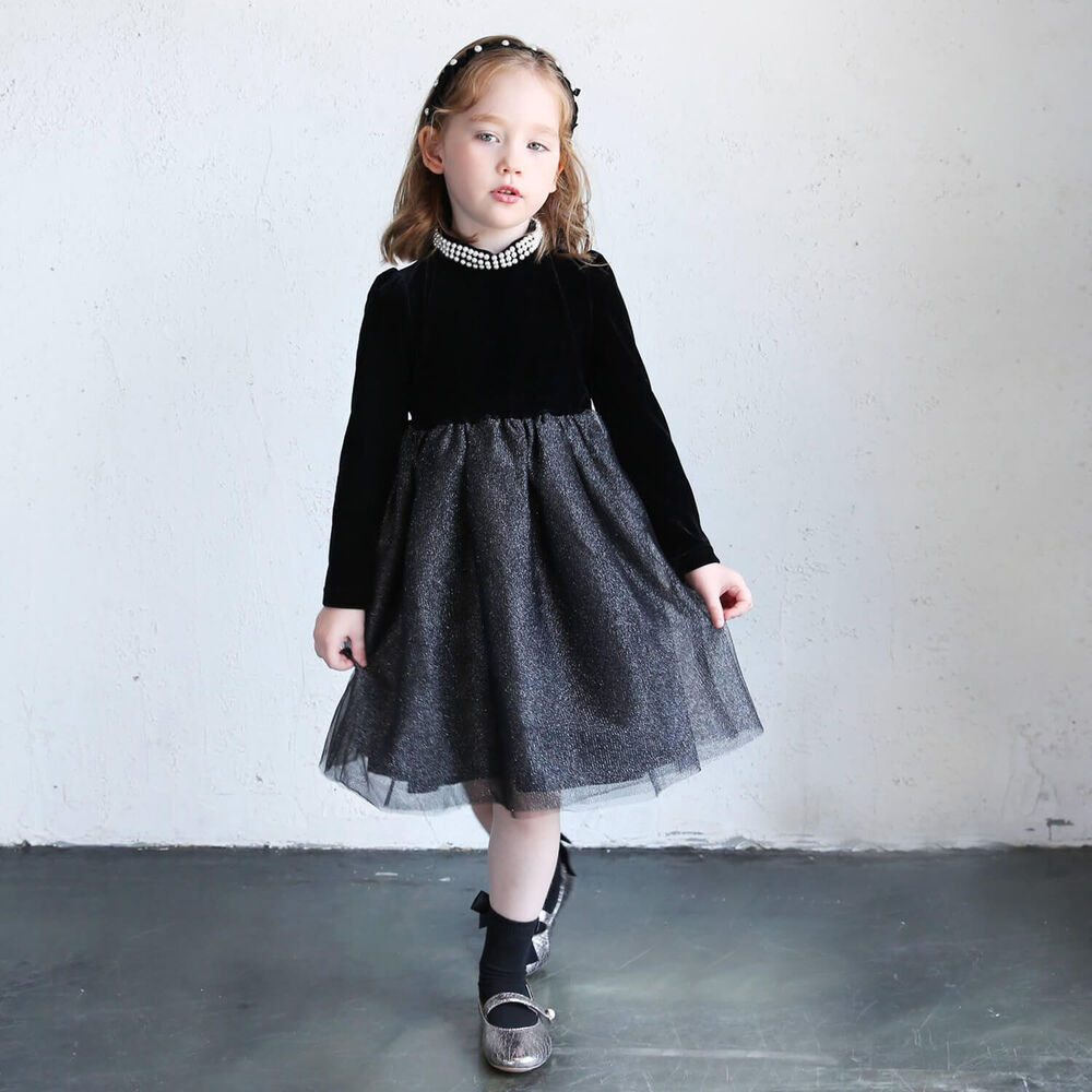 BACKYARD FAMILY「子供 ドレス ワンピース 女の子 通販 キッズ ドレスワンピース 62032302」|その他|ブラック1