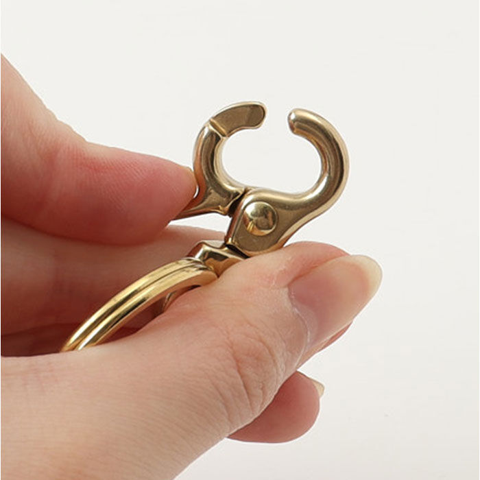 BACKYARD FAMILY「ウォレットチェーン 真鍮 通販 キーフック 真鍮ウォレットチェーン ベルトループ キーリング」|その他|