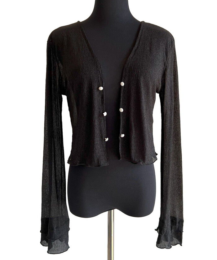 BACKYARD FAMILY「カーディガン レディース ショート丈 通販 シアーカーディガン ボレロ ショートカーディガン」|その他|