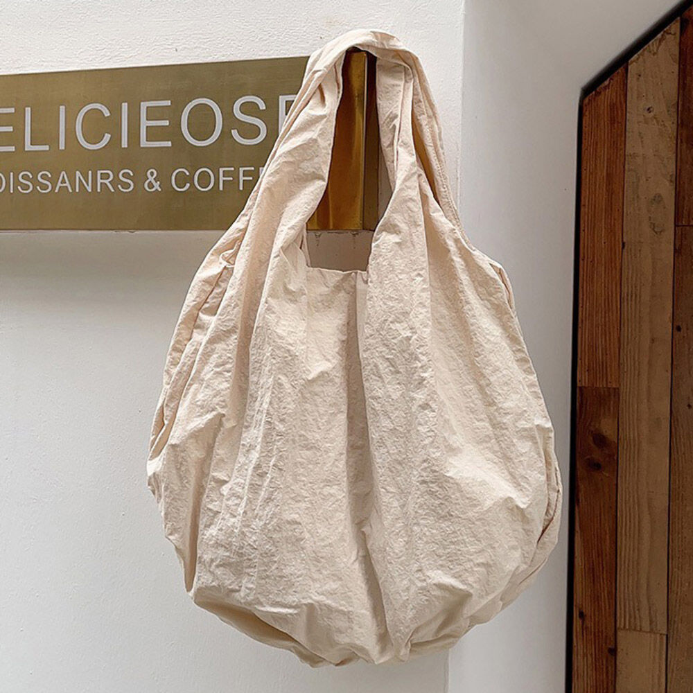 BACKYARD FAMILY「バルーン トートバッグ 通販 バルーン型トートバッグ トートバック レディース ママバッグ」|トートバッグ|ホワイト1