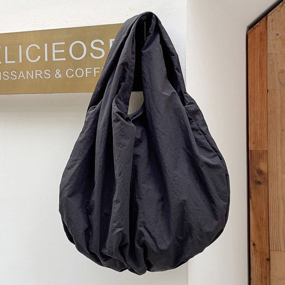 BACKYARD FAMILY「バルーン トートバッグ 通販 バルーン型トートバッグ トートバック レディース ママバッグ」|トートバッグ|ブラック1