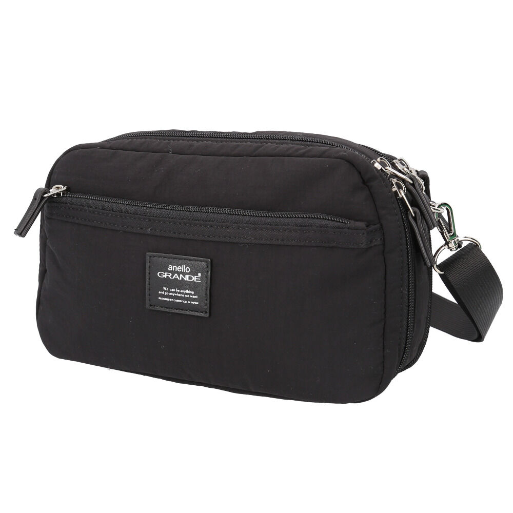 anello「anello GRANDE ショルダーバッグ GHM1062 通販 ショルダーバック ポーチ」|ショルダー・メッセンジャー|ブラック1