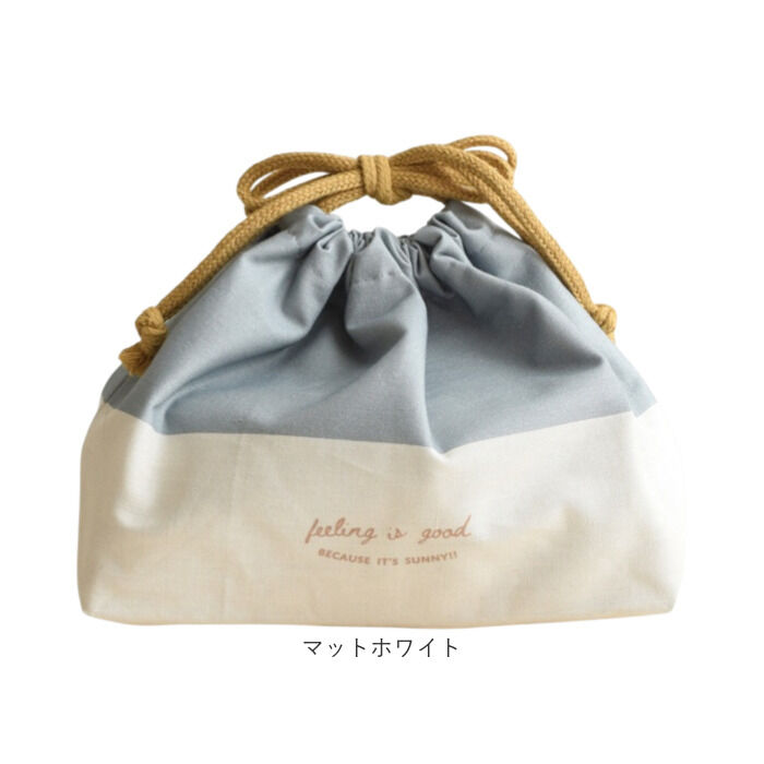 BACKYARD FAMILY「ランチ巾着 バッグ 保冷 通販 日本製 FIG 弁当袋 ランチバッグ お弁当入れ お弁当袋 巾着袋」|食器・キッチングッズ|