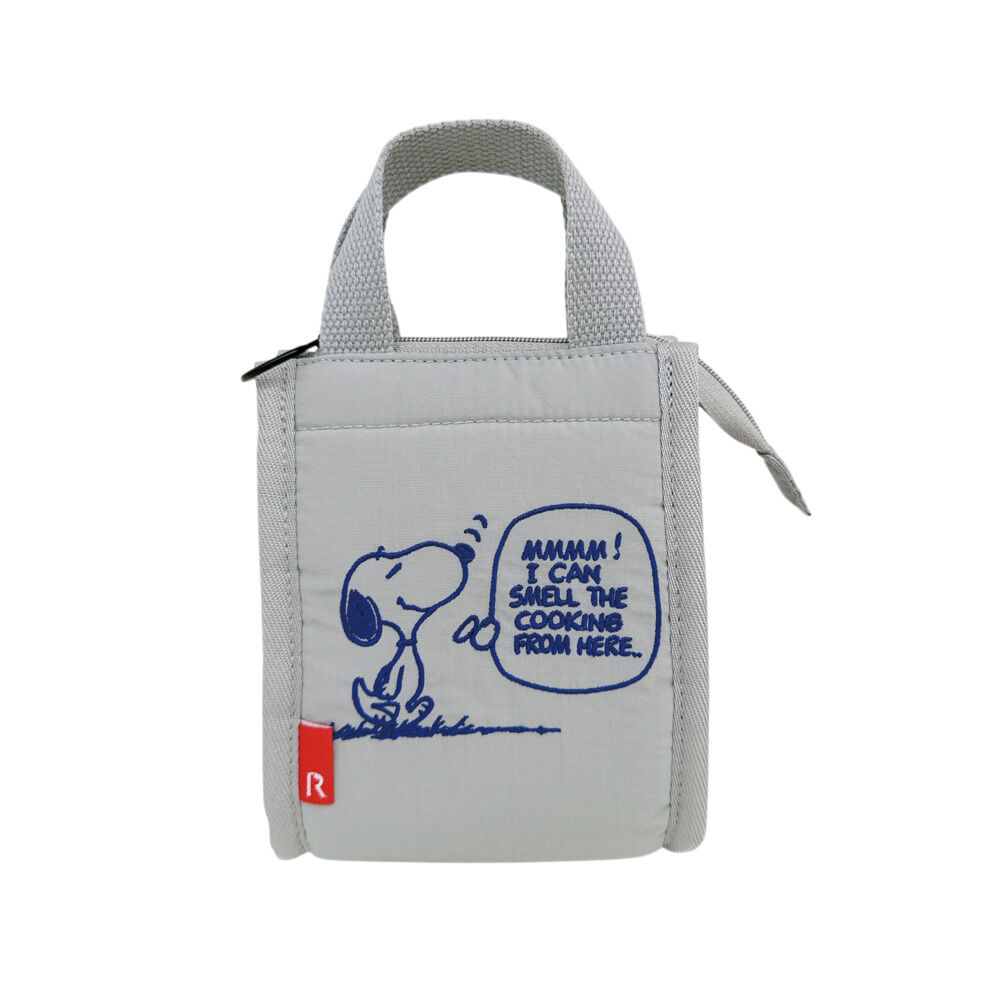 ROOTOTE「ルートート スヌーピー ROOTOTE 8514 通販 ランチバッグ 保冷バッグ ミニトート」|トートバッグ|グレー1