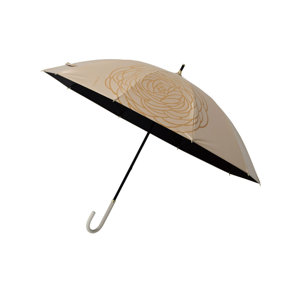 BACKYARD FAMILY「mabu 傘 マブ SMV-4254 通販 長傘 雨傘 日傘 かさ レディース 晴雨兼用傘」|傘|ベージュ1