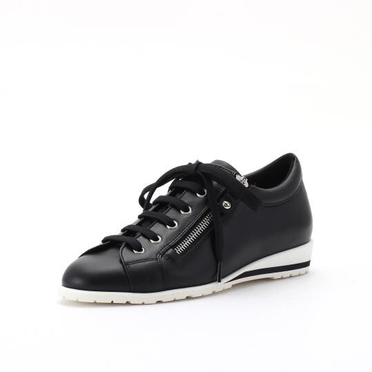 銀座かねまつ「RMJL2444STEBLK　【本革】【防水】【Eワイズ】アクアベルスニーカー」|スニーカー|ブラック