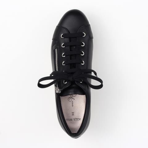 銀座かねまつ「RMJL2444STEBLK　【本革】【防水】【Eワイズ】アクアベルスニーカー」|スニーカー|