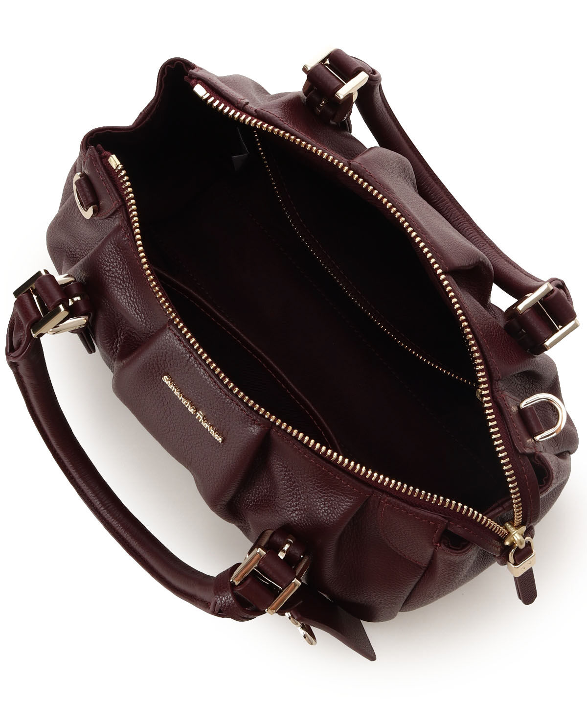 Samantha Thavasa「タックデザインソフトレザーハンドバッグ」|ハンドバッグ|