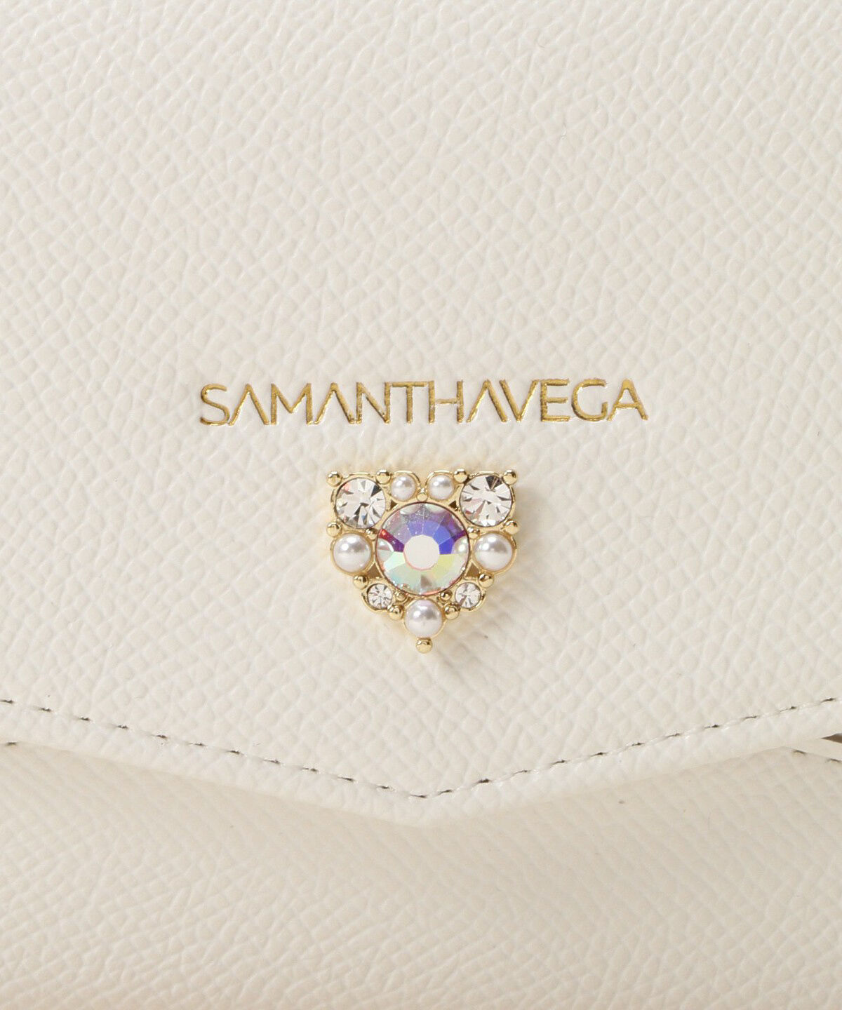 Samantha Vega「ハートビジュー付き長財布」|財布|