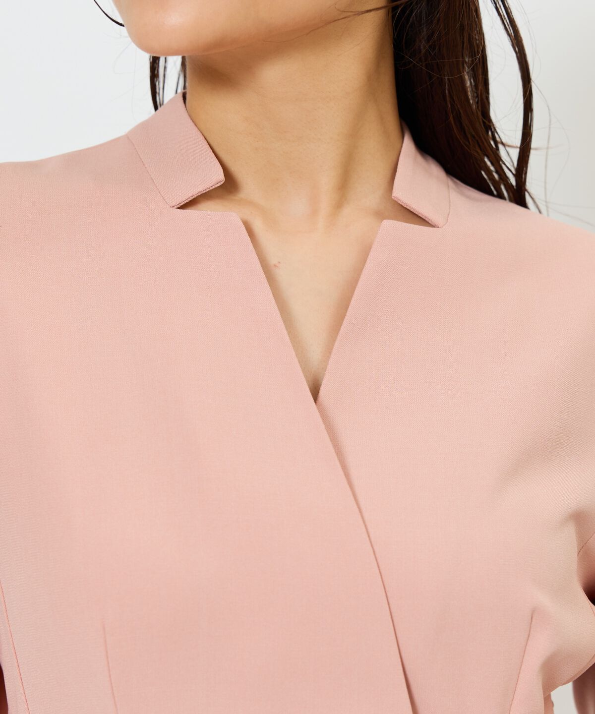 アンドクチュール「バイカラーカシュクールワンピース」|ワンピース|