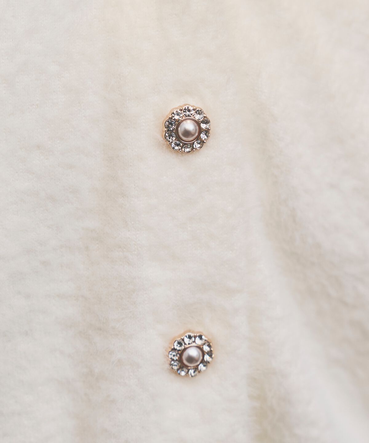 アンドクチュール「ラメフェザーショルダーリボンアンサンブル」|カーディガン|