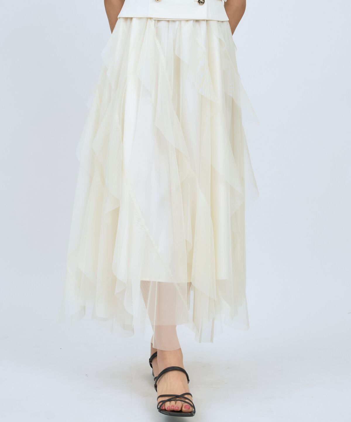 アンドクチュール「アシメチュールトレンチジャンスカ」|ジャンパースカート|