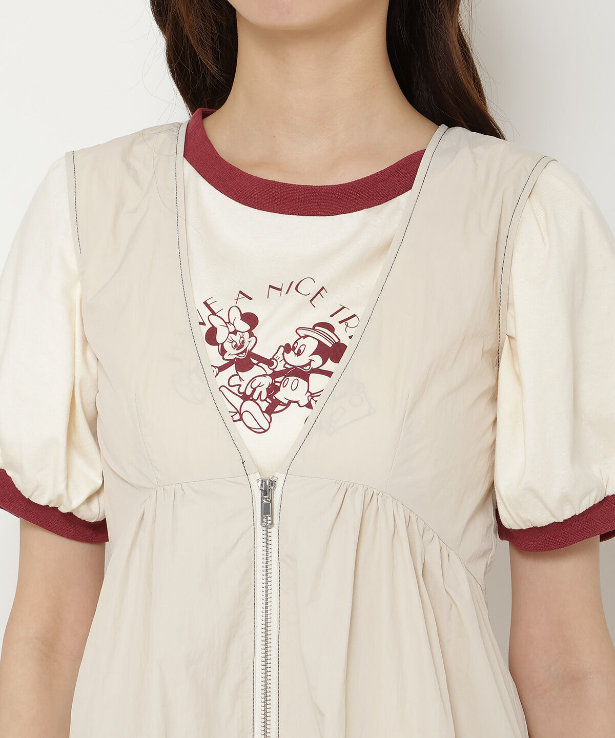 REDYAZEL「フロントジップジャンスカ」|ジャンパースカート|