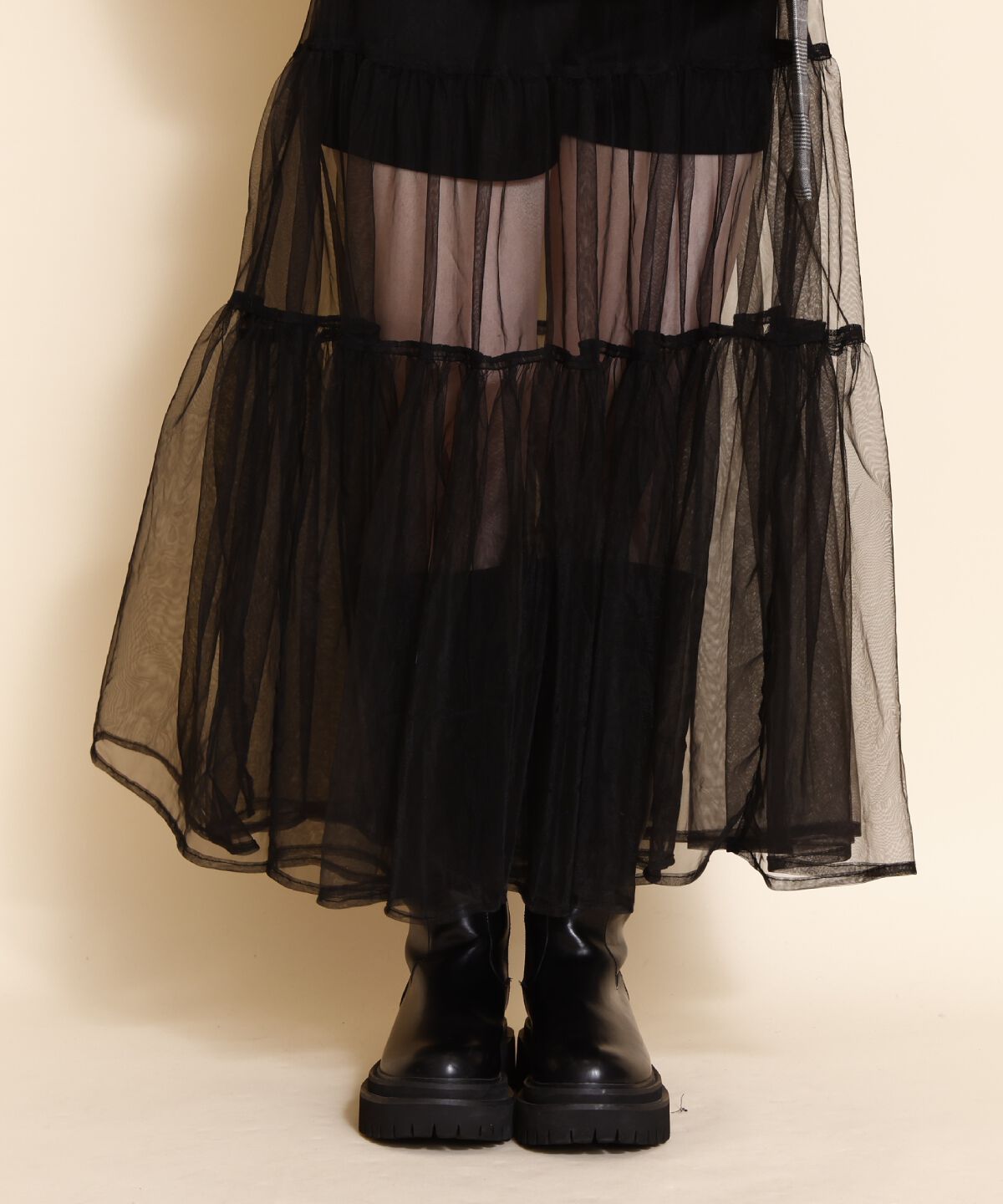 REDYAZEL「シャツドッキングベアワンピース」|ワンピース|