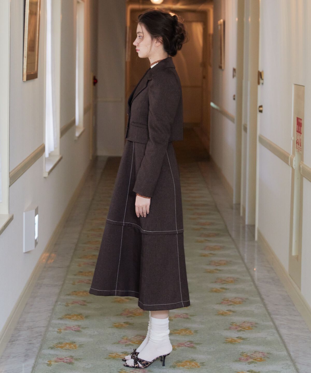 REDYAZEL「2wayレングスウーリッシュジャンパースカート」|ジャンパースカート|