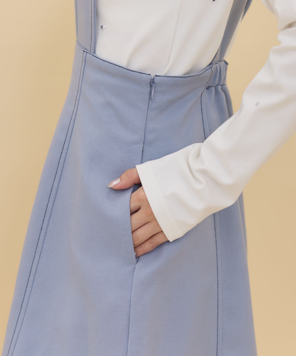 REDYAZEL「2wayレングスウーリッシュジャンパースカート」|ジャンパースカート|