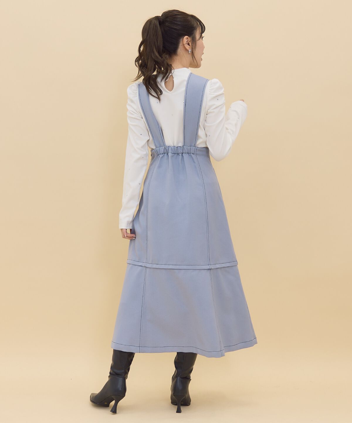 REDYAZEL「2wayレングスウーリッシュジャンパースカート」|ジャンパースカート|