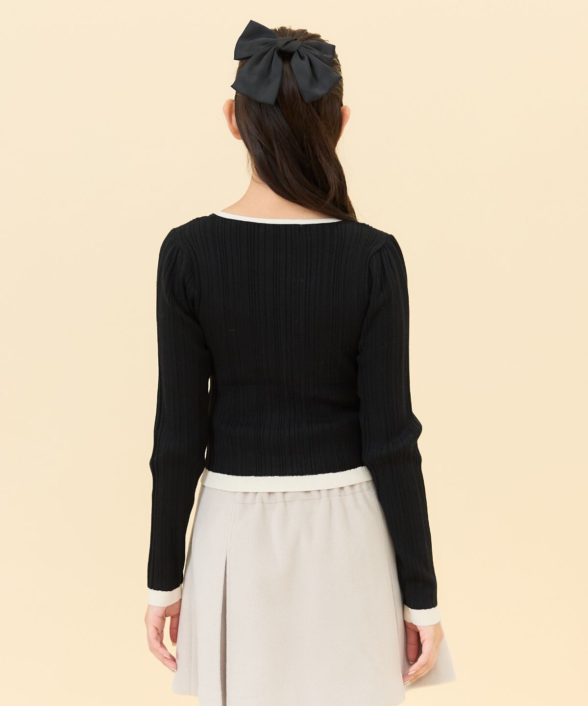 REDYAZEL「ボレロレイヤードデザインニット」|ニット・セーター|