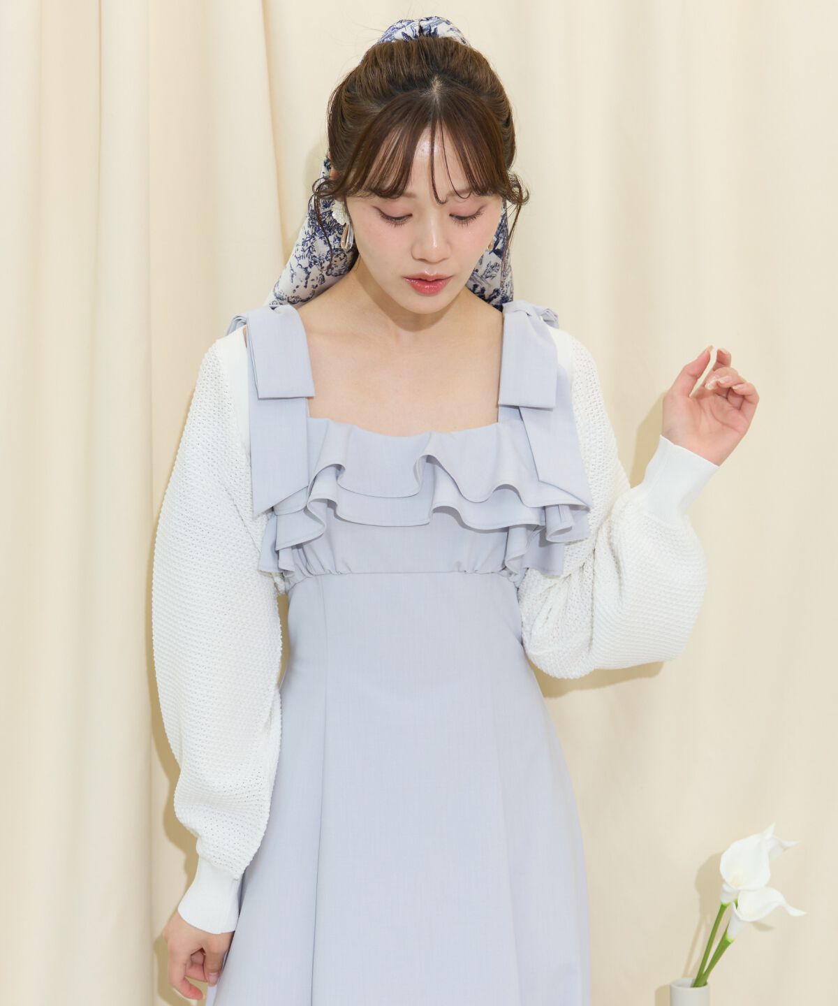 WILLSELECTION「ショート丈柄編みボレロ」|カーディガン|