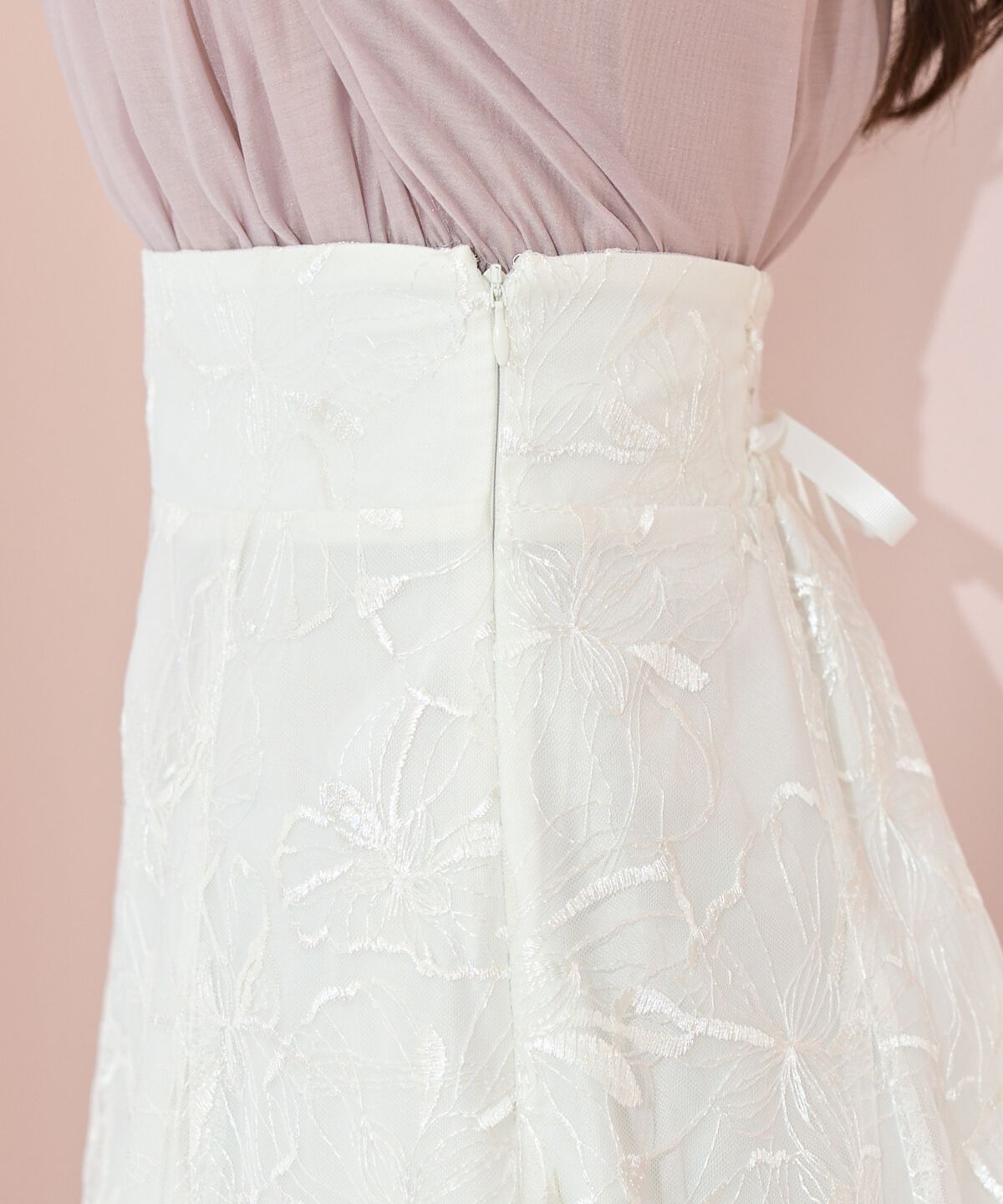 WILLSELECTION「フラワーチュールフレアスカート」|フレア|