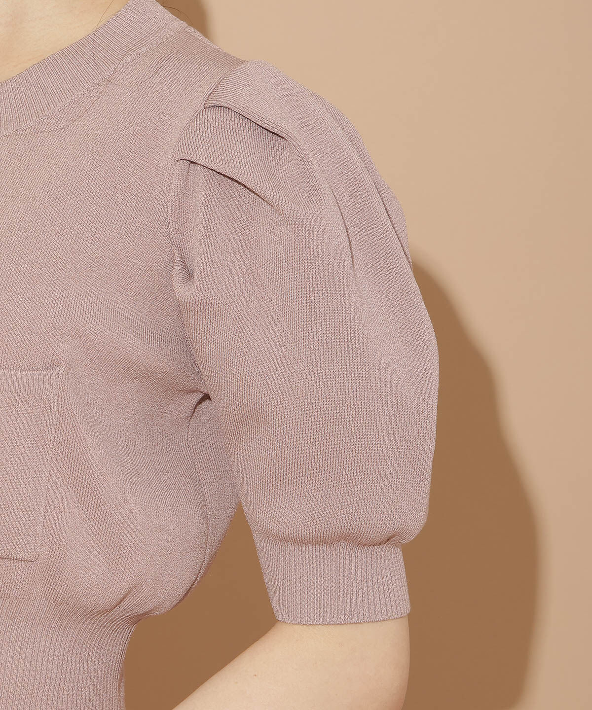 WILLSELECTION「ビジューリボンタックスリーブカーディガン」|カーディガン|