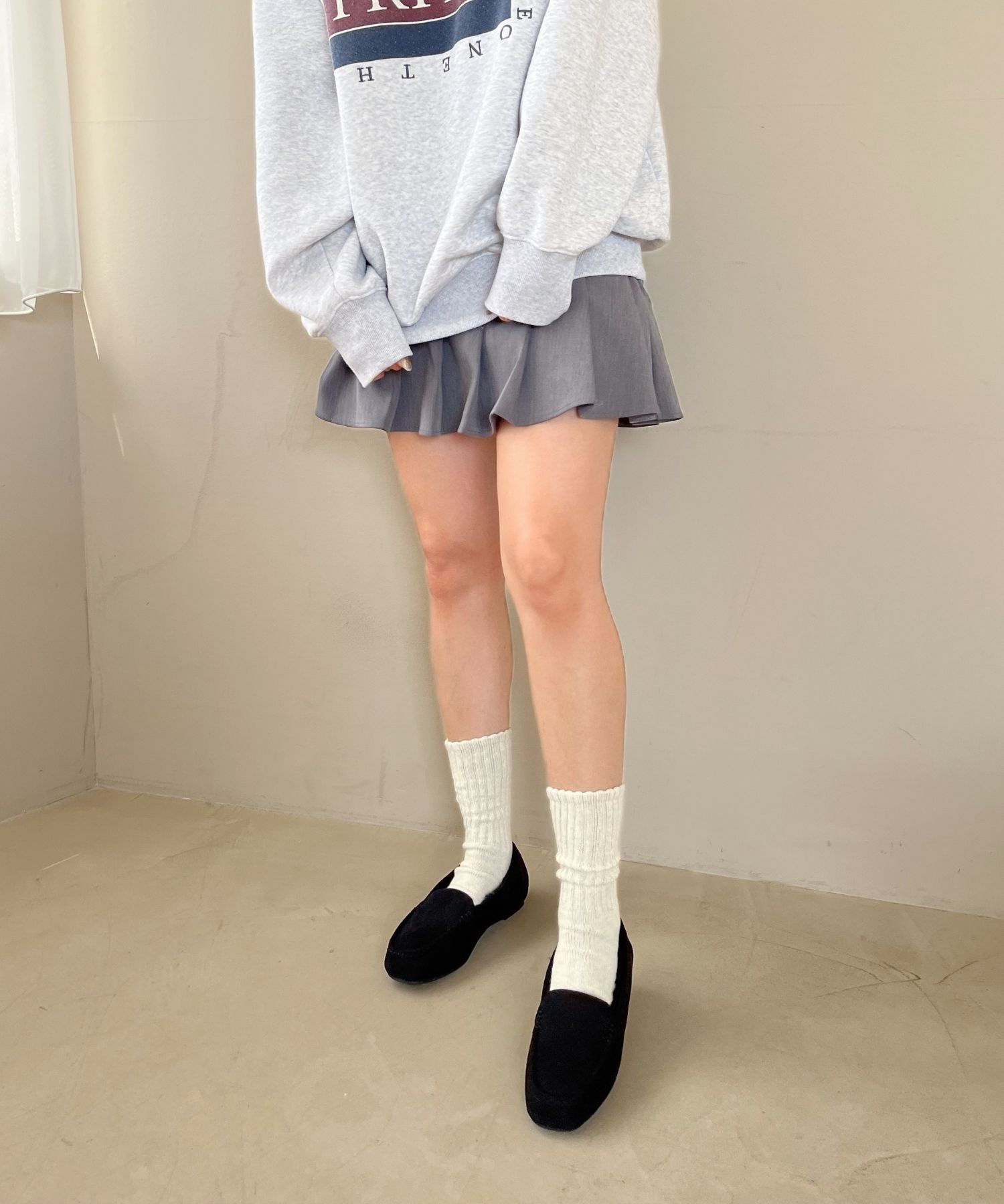 WA Oriental TRaffic「【累計5万足突破】 もこもこ ムートンシューズ /12311 モカシン フェイク ファー 再入荷 フラット」|パンプス|