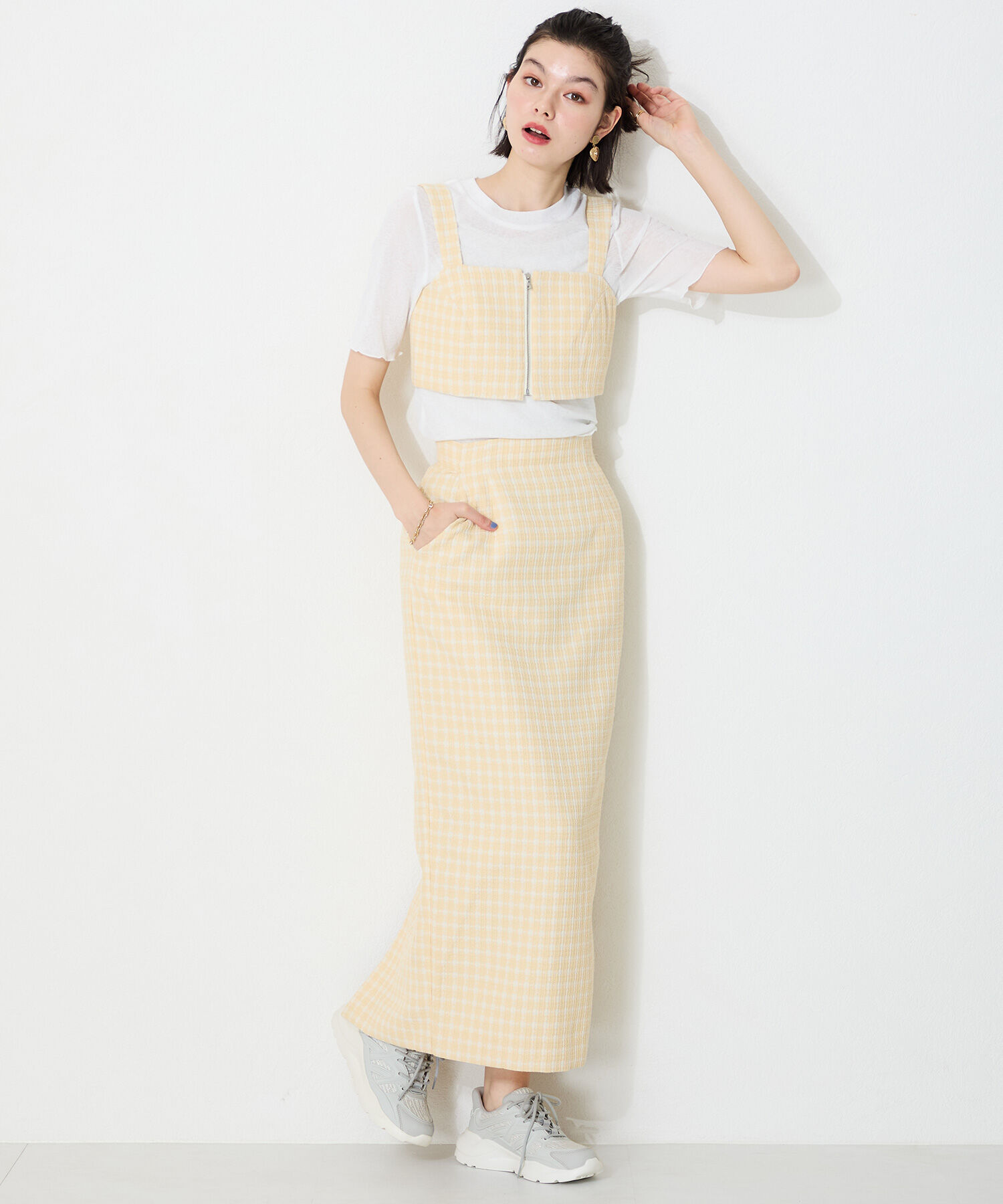 ORiental TRaffic「ラバーパーツ&times;ラメ織りレーススニーカー/OT3760」|スニーカー|