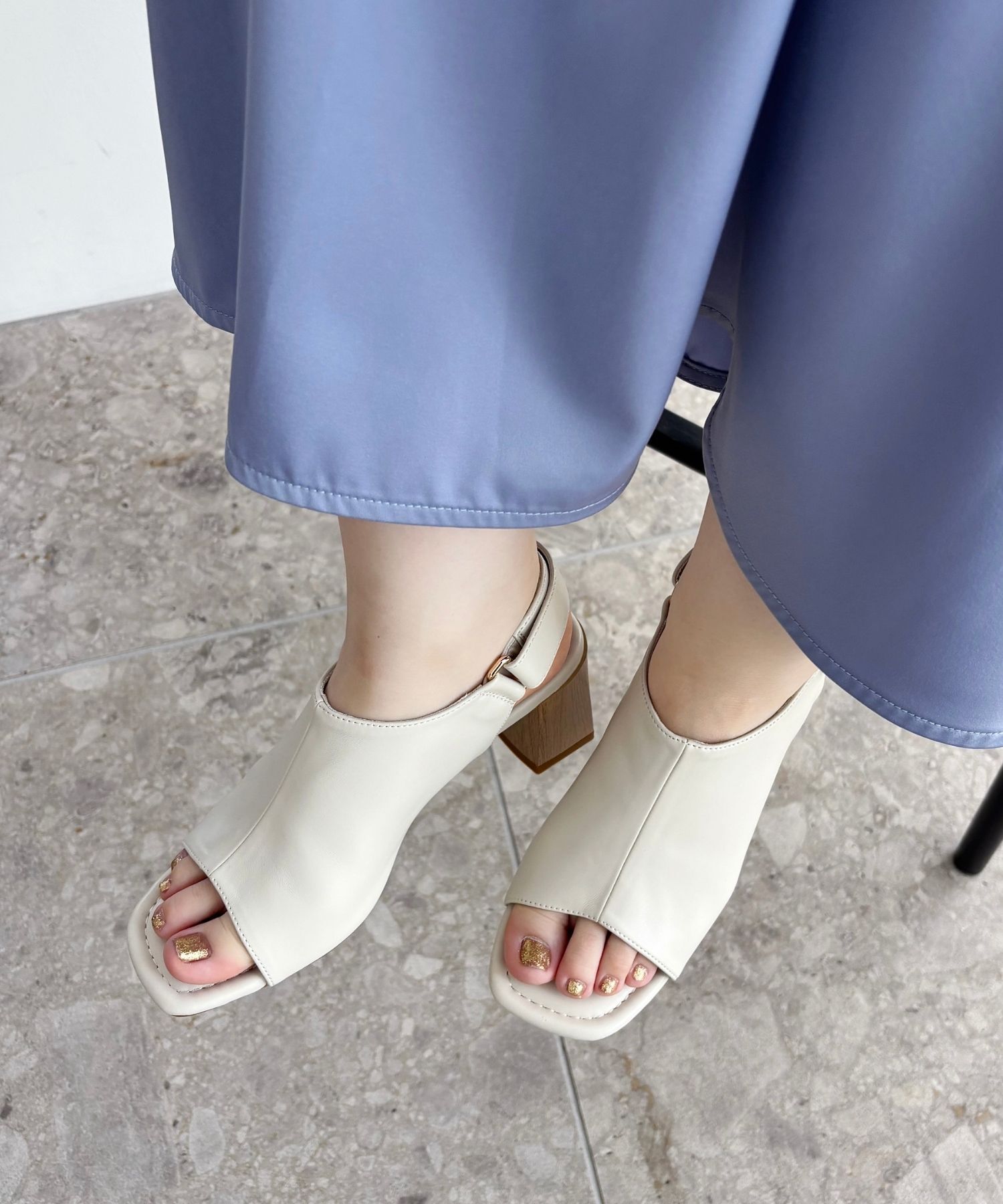 ORiental TRaffic「甲深ソフトレザーサンダル/51205 サンダル トレンド 人気 売れてる クッション」|サンダル|