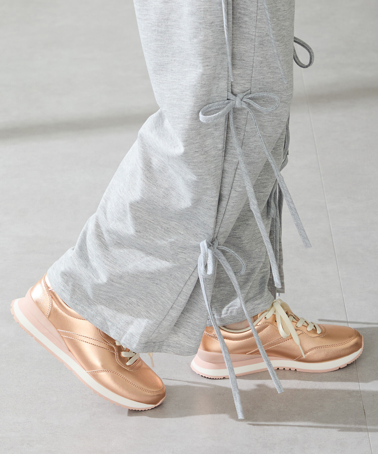 ORiental TRaffic「ロープロファイル スニーカー /OT3772 フラット　メタリックカラー」|スニーカー|