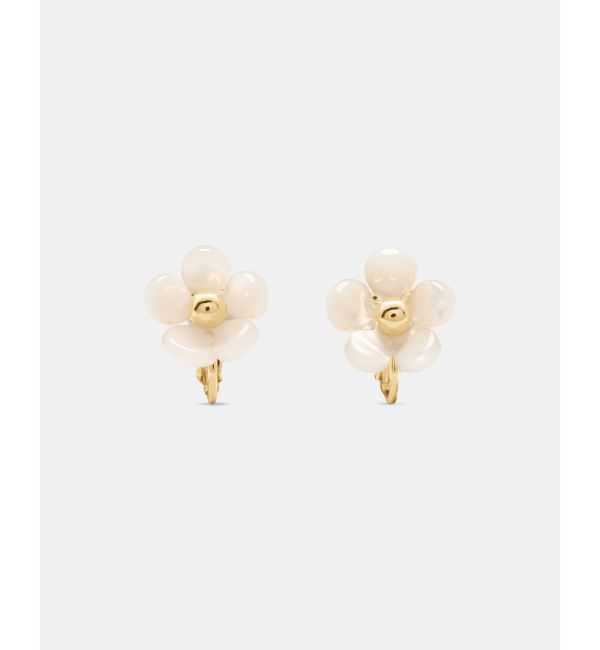 kate spade new york「サマー デイズ フラワー イヤリング」|ピアス|WHITE